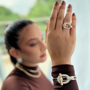 Equestrian Buckle Bangle